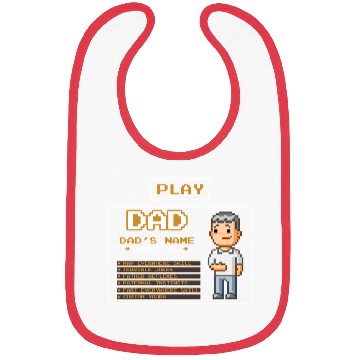 Discover play dad - father's day gift Bibs