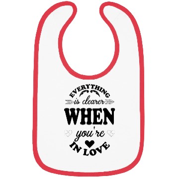 Discover Valentine s Day with a unique typography design Bibs