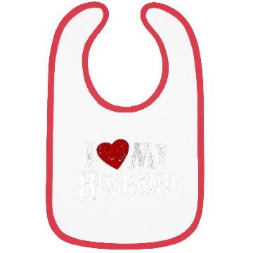 Discover I love my husband Bibs