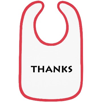 Discover THANKS - BLACK DESIGN Bibs
