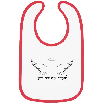 Discover you are my angel Bibs