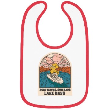 Discover Boat waves sun rays lake days Boat waves sun rays Bibs