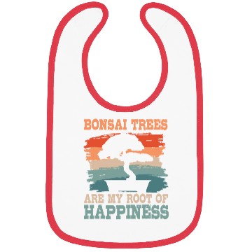 Discover Bonsai Tree Root Of Happiness Bibs