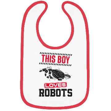 Discover Robot Robotics Engineer Boy This Bibs