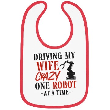 Discover Robot Robotics Engineer Wife Bibs