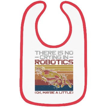 Discover Robot Robotics Engineer Retro Bibs