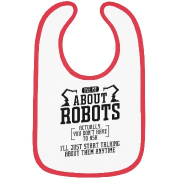 Discover Robot Robotics Engineer Ask Me Bibs