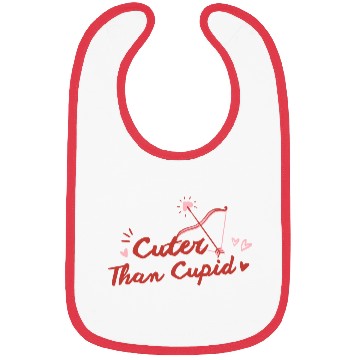 Discover [Valentine] Cuter Than Cupid Love You Bibs