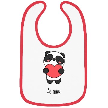 Discover [Cute] Cute Panda Be Mind Baby Bibs