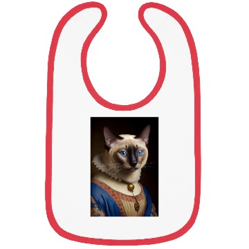 Discover Siamese Cat Breed Portrait Royal Renaissance Anima Bibs