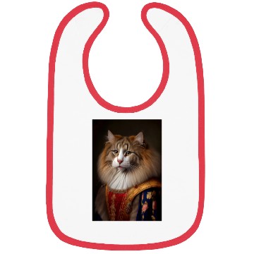 Discover Norwegian Forest Cat Breed Portrait Royal Renaissa Bibs