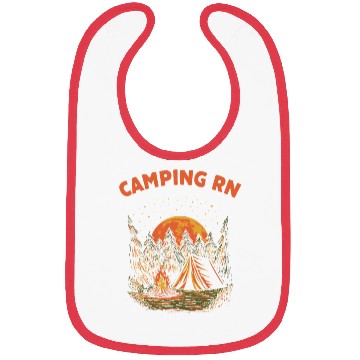 Discover Camping RN Camper Forest Camp Jungle Vacation Wild Bibs
