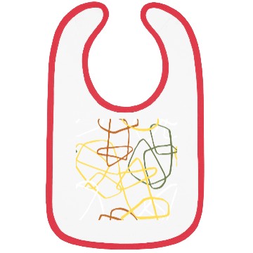 Discover Abstract Line Overlap Bibs