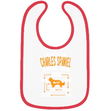 Discover Cavalier King Charles Spaniel Barking Logic Bibs