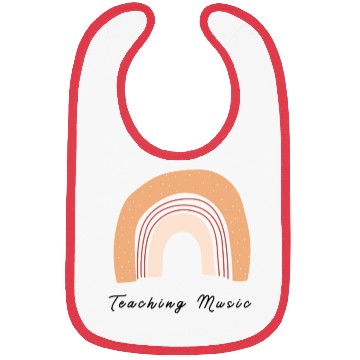 Discover Music Teacher Gift Bibs