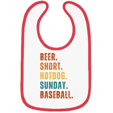 Discover Super Baseball Sunday Fan Bibs