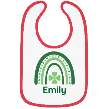 Discover Emily Clover Charm Boho Rainbow Bibs