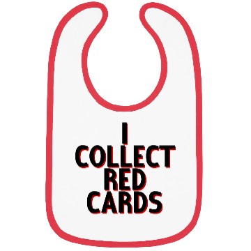 Discover I Collect Red Cards 4 Bibs