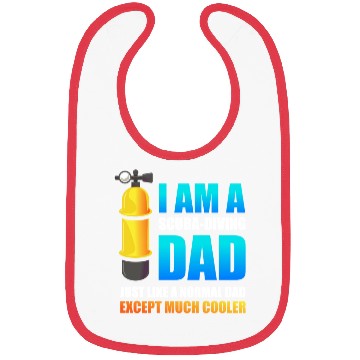Discover Scuba Diving Dad Snorkeling Deep Sea Diver Bibs