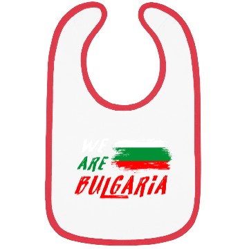 Discover We are Bulgaria flag Bibs