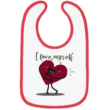Discover I love myself Bibs