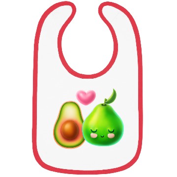 Discover Avocado Love - Cute Couple Design Bibs