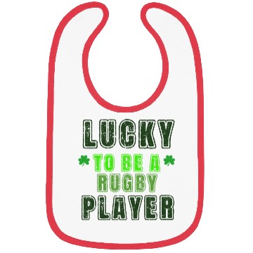 Discover Lucky Rugby Player, St Patrick's Day Gift Bibs