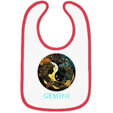 Discover Embrace Your Gemini Identity: Gemini Pride Zodiac Bibs