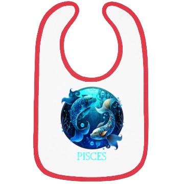Discover Embrace Your Pisces Identity: Pisces Pride Zodiac Bibs