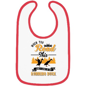 Discover Indian Runner Gift Running Duck Bibs