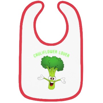 Discover Cauliflower Lover Vegetable Lover Bibs