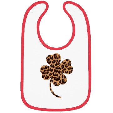 Discover Shamrock Leopard Bibs