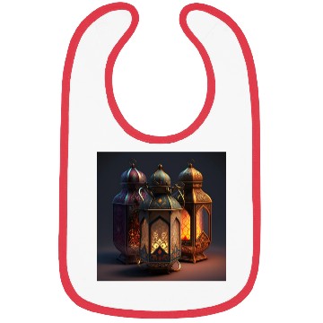 Discover Ramadan lanterns hyper realistic hyper details Bibs