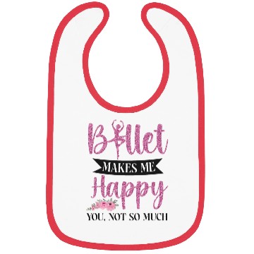Discover Ballet Dancer Dance Girl Ballerina Bibs