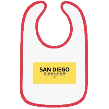 Discover San Diego Coordinate's design Bibs