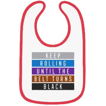 Discover Keep Rolling Jiu Jitsu idea for BJJ, Jujitsu Gift Bibs