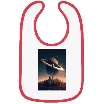 Discover Solar system planet Saturn galaxy Bibs