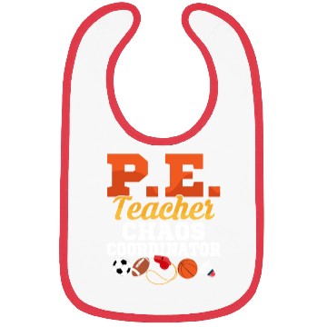 Discover P.E. Teacher Chaos Coordinator Physical Education Bibs