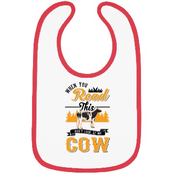 Discover Cow Gift Farmer Cattle Breeder Cows Bibs