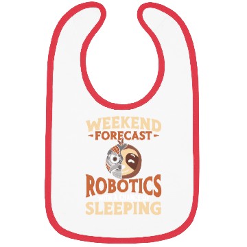 Discover Robot Robotics Engineer Sloth Bibs