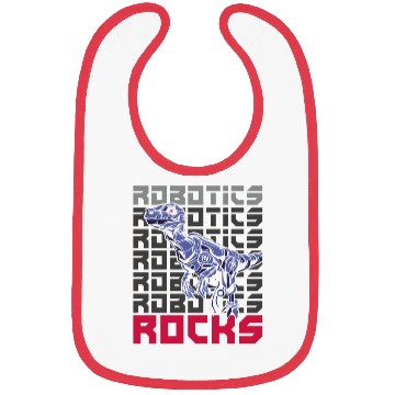 Discover Robot Robotics Engineer T-Rex Bibs
