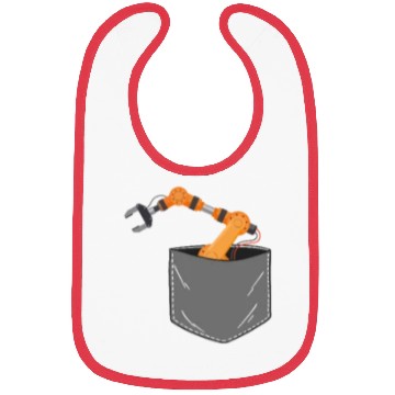 Discover Robot Robotics Engineer Pocket Bibs