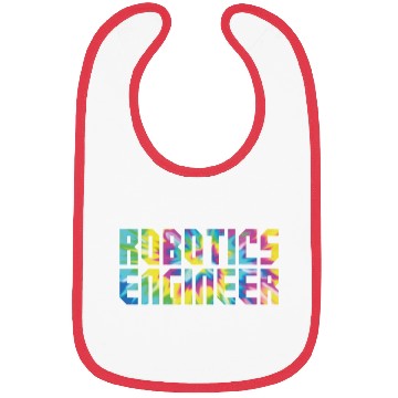 Discover Robot Robotics Engineer Tie Dye Bibs