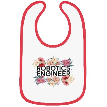 Discover Robot Robotics Engineer Flower Bibs