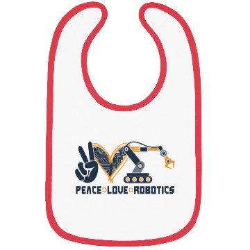 Discover Robot Robotics Engineer Female Bibs