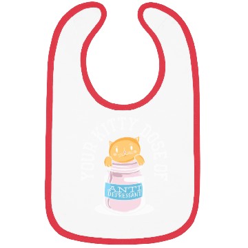 Discover Antidepressant Kitten Medicine Cat Owner Bibs