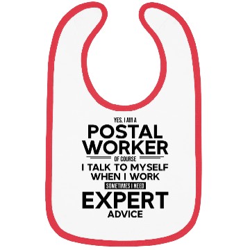 Discover Postal Worker Sometimes I Need Expert Advice Bibs