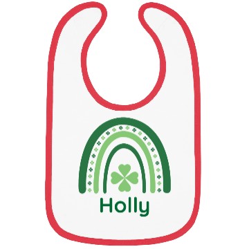 Discover Holly Clover Charm Boho Rainbow Bibs