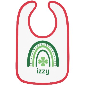Discover izzy Clover Charm Boho Rainbow Bibs