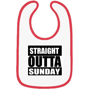 Discover straight outta sunday Bibs